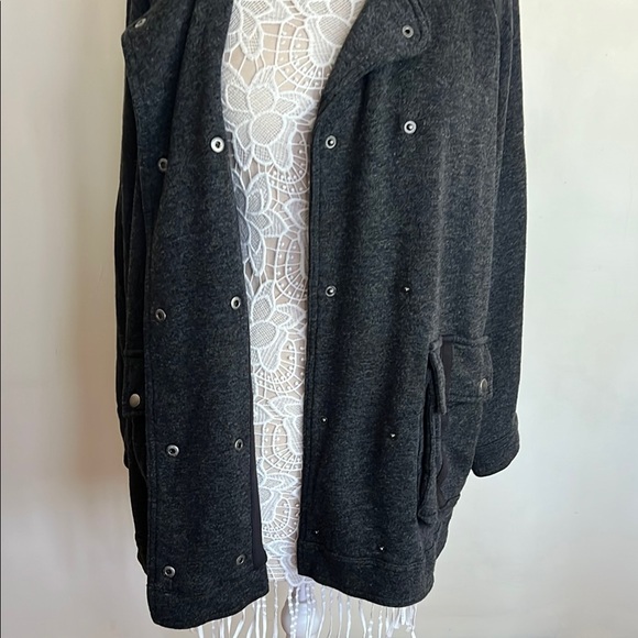 FP Women's Gray Double-Breasted Jacket - Picture 9 of 13